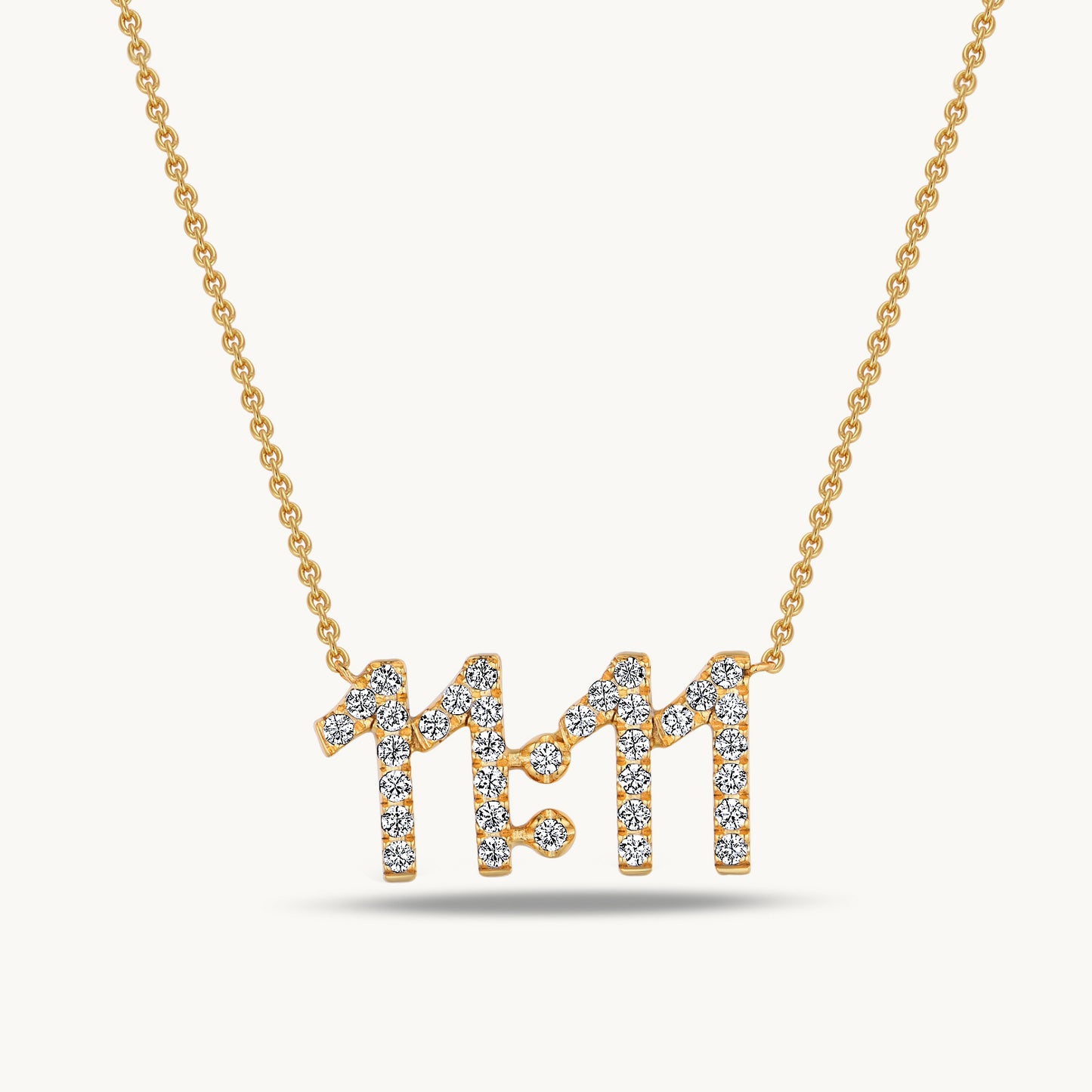 1111 angel number necklace