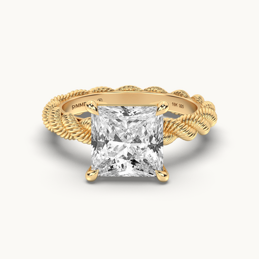 Symmbols Princess Cut Ring