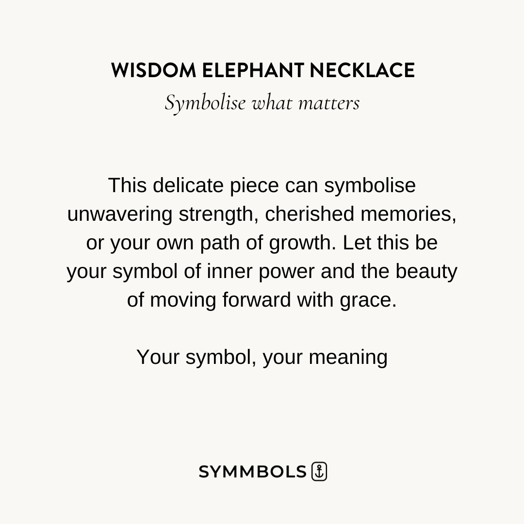 Wisdom Elephant Necklace