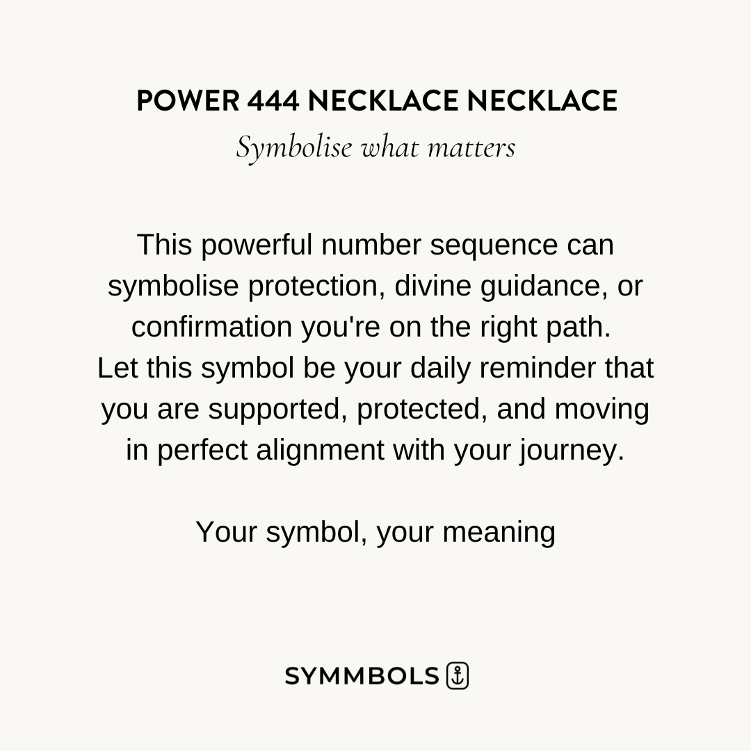 Power 444 Necklace