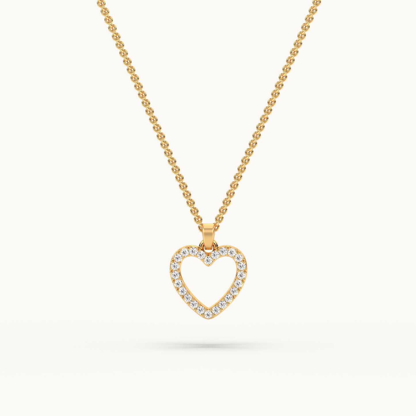 Heart Shaped Pendant Necklace