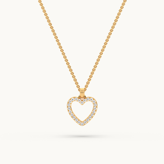 Heart Shaped Pendant Necklace