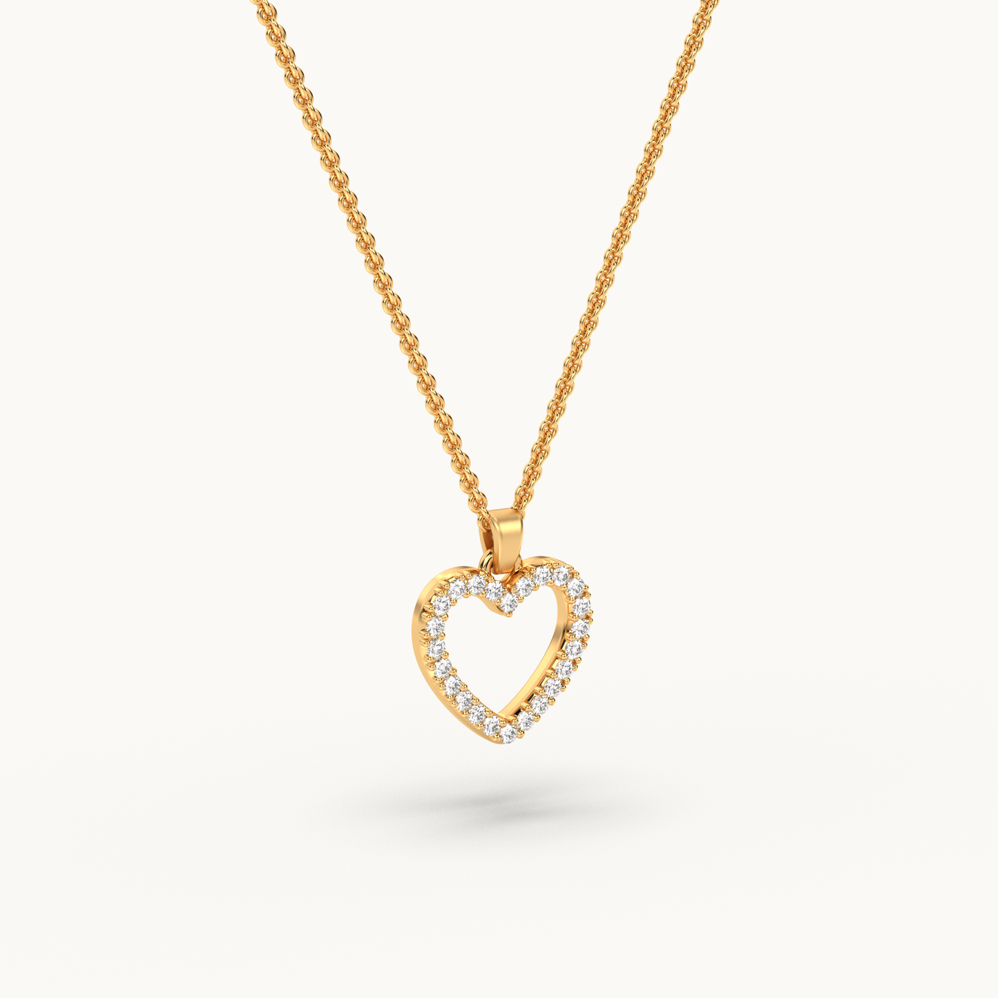 Heart Shaped Pendant Necklace