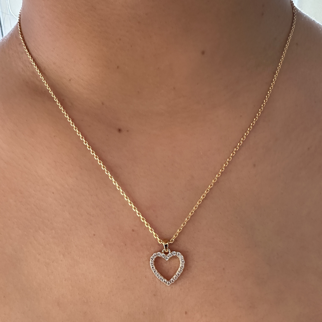 Heart Shaped Pendant Necklace