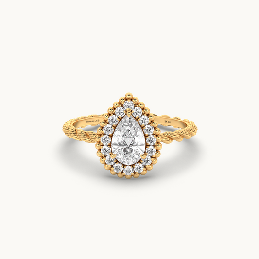 Symmbols Pear Cut Ring