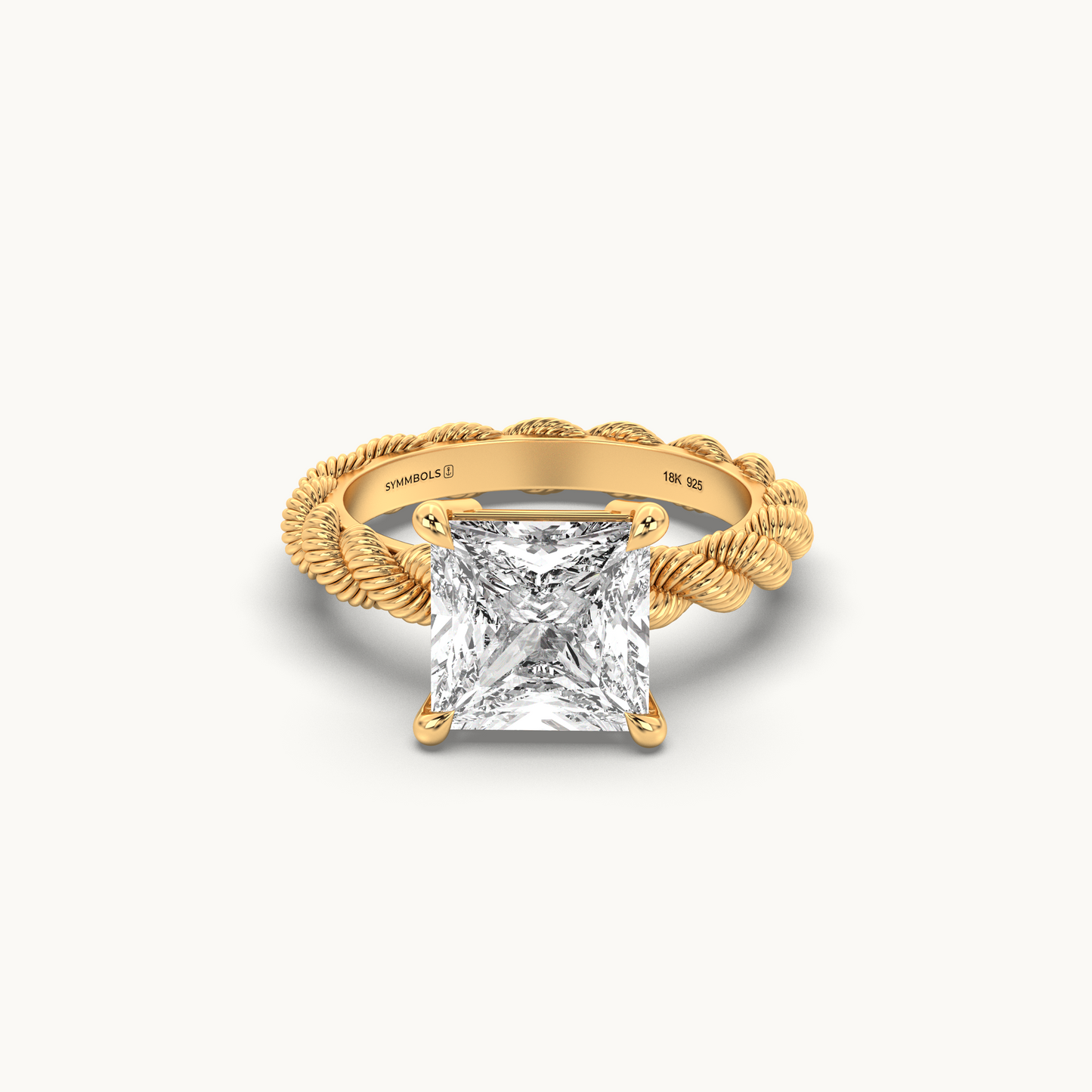 Symmbols Princess Cut Ring