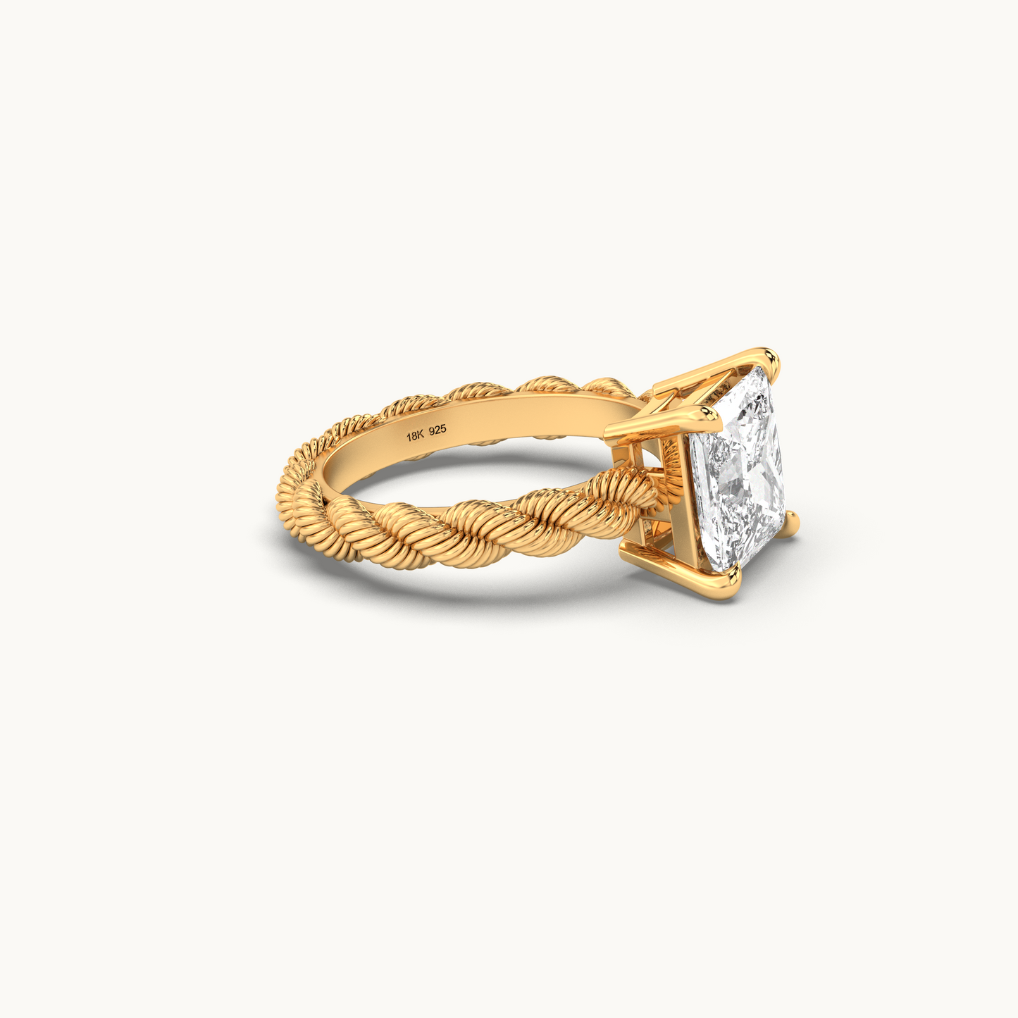 Symmbols Princess Cut Ring